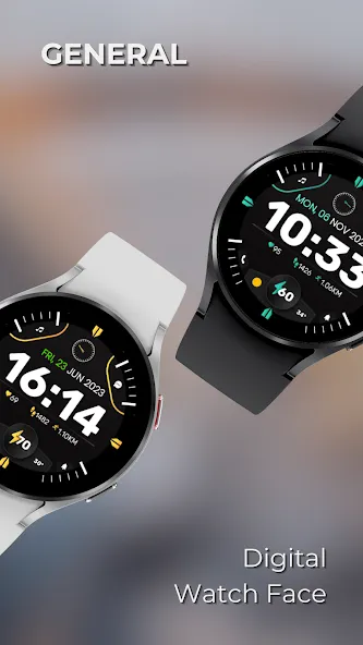 General: Digital Watch Face screenshot 2