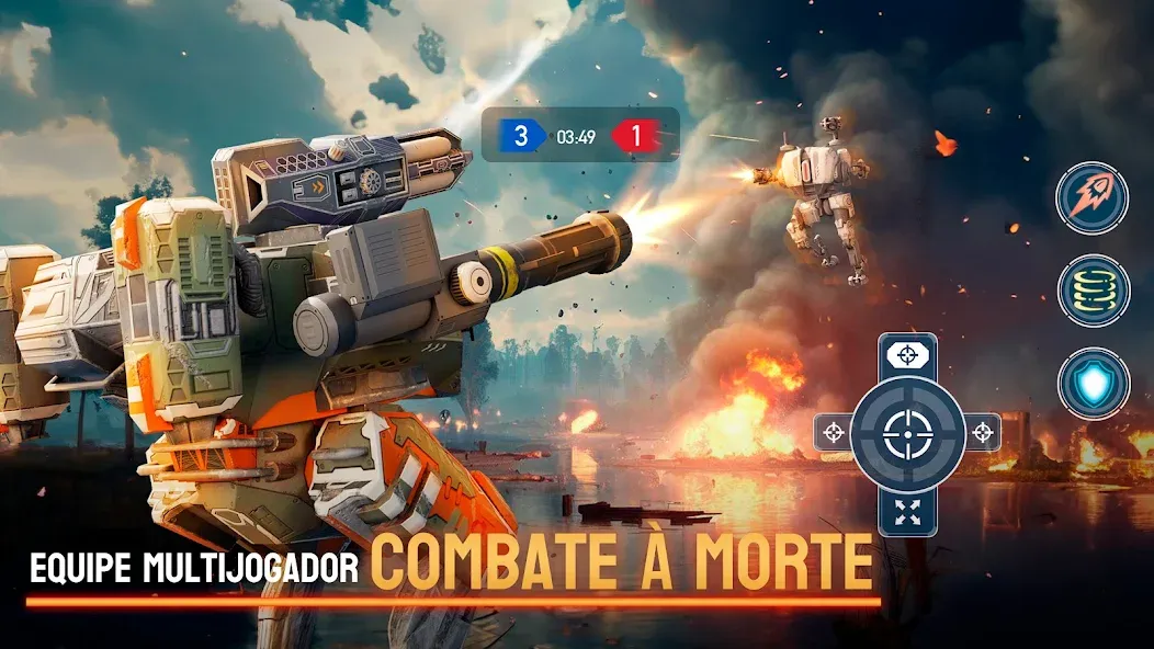 Mech Wars - Batalhas online screenshot 2