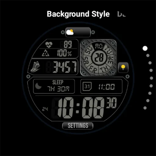 Digital Watch Face MB401 screenshot 22