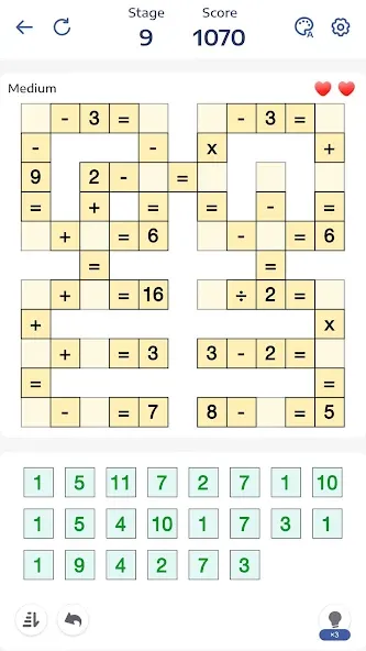 Crossmath® - Math Puzzle Games screenshot 7