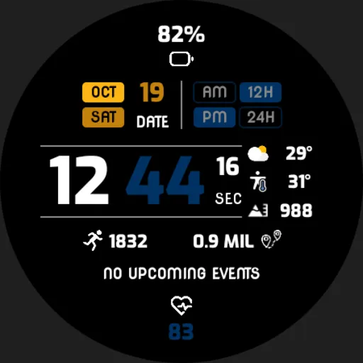 EXD107: Digital Watch Face screenshot 27