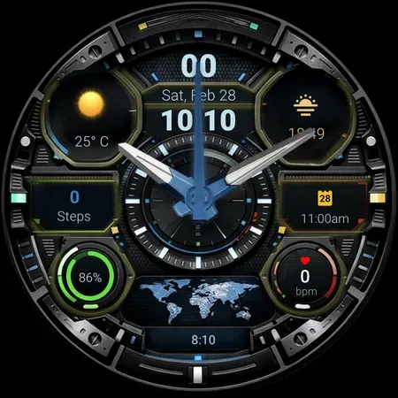 ChronoSphere watchface mono17 screenshot 21