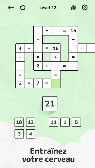 Math Crossword — Jeux de Maths screenshot 1