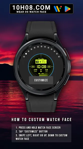 Watch face 10h08.com #99 screenshot 7