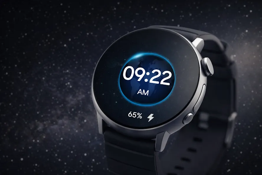 3D Earth Parallax Watch Face screenshot 8