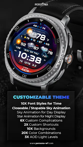 PER58 Weather WatchFaceDigital screenshot 34