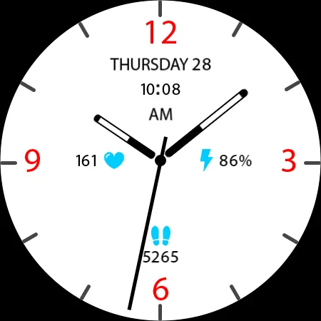 Key042 Analog Watch Face screenshot 25