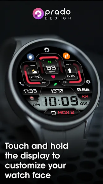 PRADO X81 Digital Watch Face screenshot 4