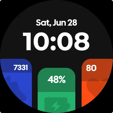 Simple Bars Watch Face screenshot 11
