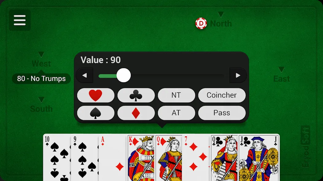 French Coinche + screenshot 3