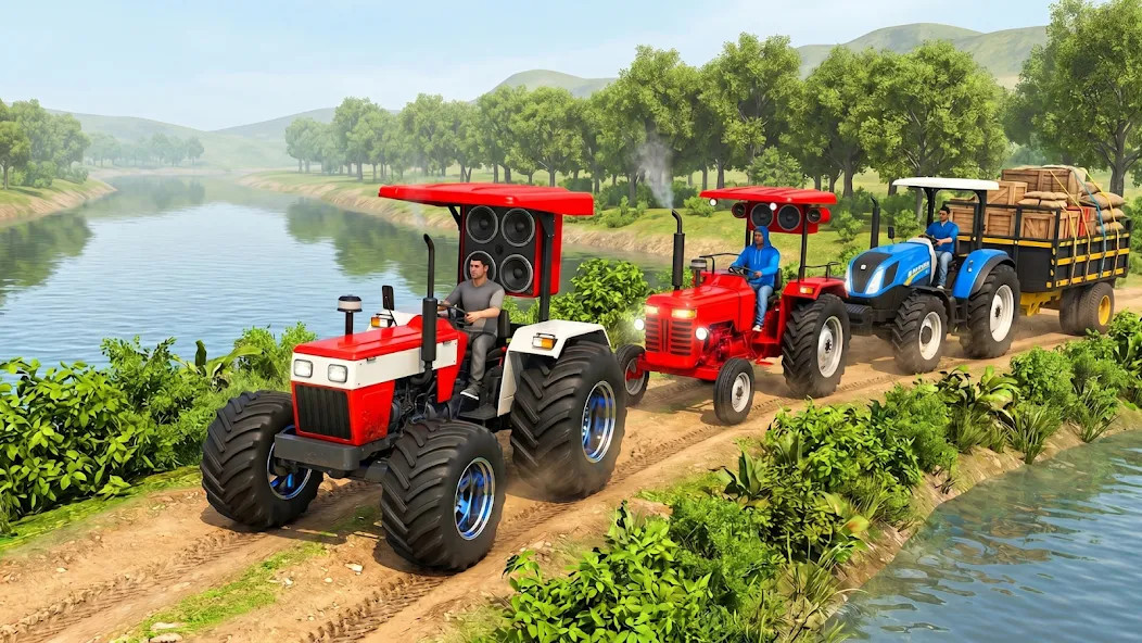 Indian Desi Farming Tractor 3D screenshot 3