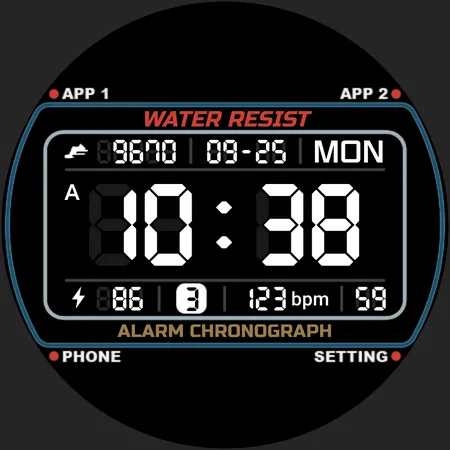 JJ-Digital030 Watch Face screenshot 29