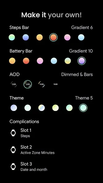 Athlete 2 Lite: Watch face screenshot 3