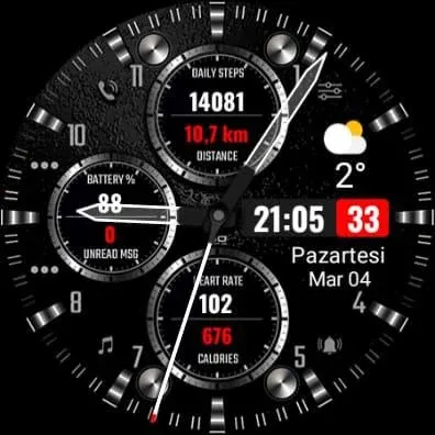 S200 Hybrid Watchface screenshot 31