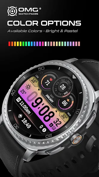 OMG 433 - Active Digital Watch screenshot 7