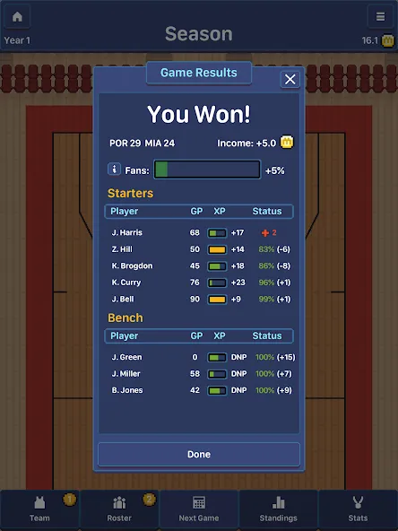 Hoop League Tactics screenshot 15