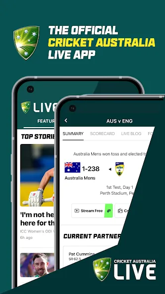 Cricket Australia Live screenshot 1