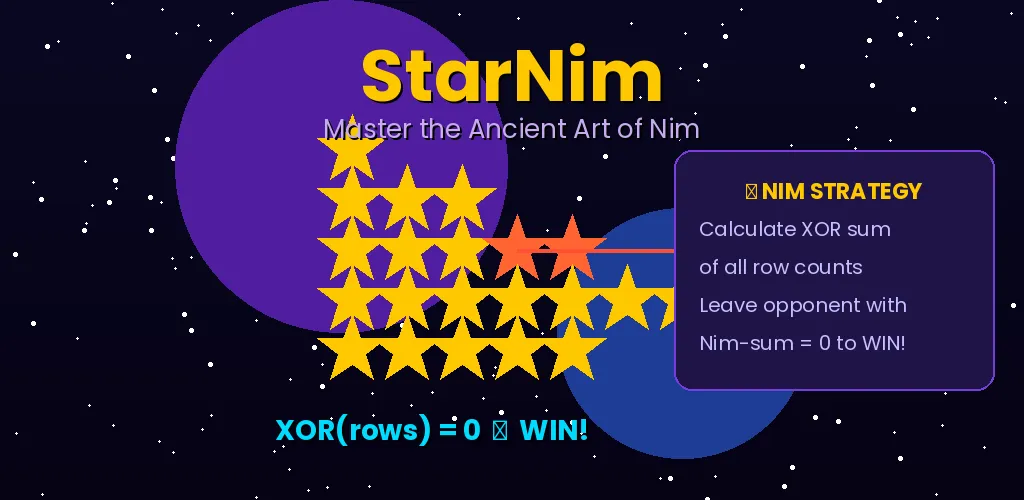 Star Nim Strategy Duel screenshot 1