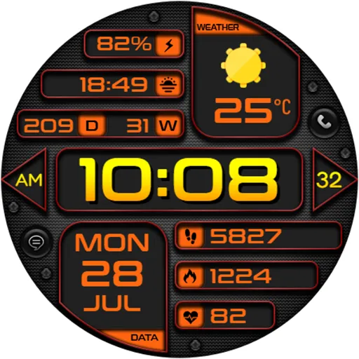 DIGI TARCUMAN CTS40 Watch face screenshot 22
