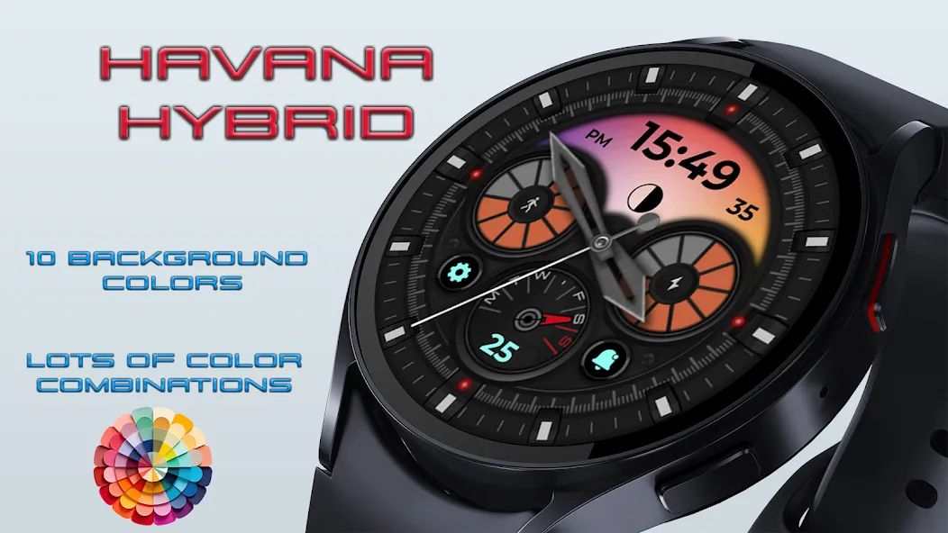 Havana Hybrid Watch Face screenshot 3