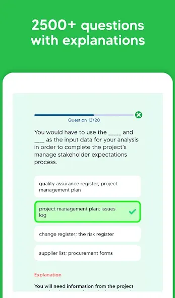 PMI PMP Exam Prep Test 2025 screenshot 10