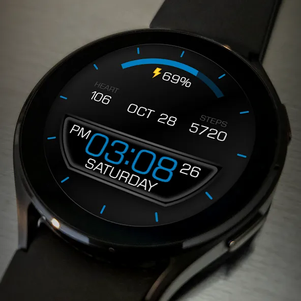 Key103 Digital Watch Face screenshot 4