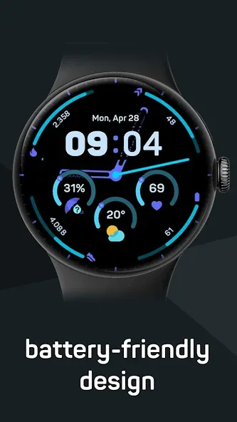 Umbra Hybrid Watch Face screenshot 2