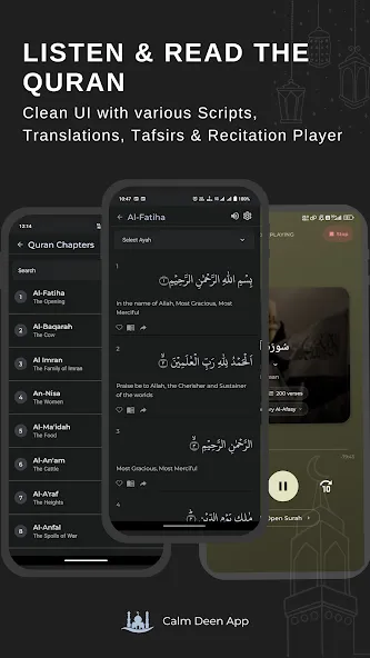 Calm Deen - Quran, Hadith, Dua screenshot 3