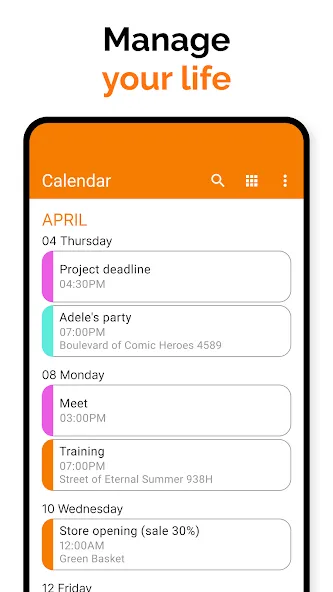 Agenda simple screenshot 30