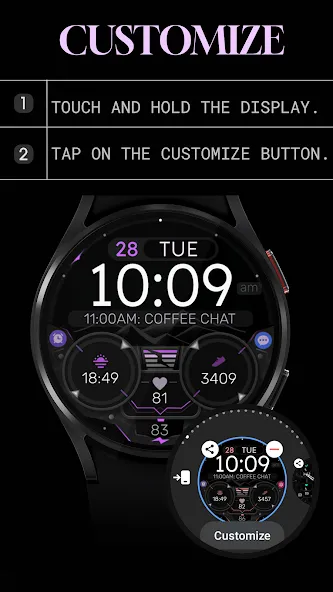 Dream 144 Digital Watch Face screenshot 7