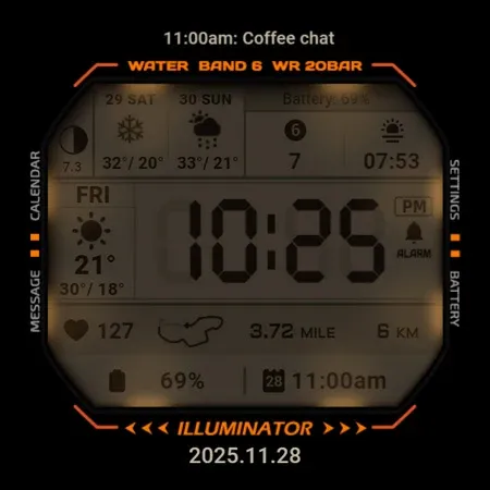 ACRO Multi G Digital Watchface screenshot 25