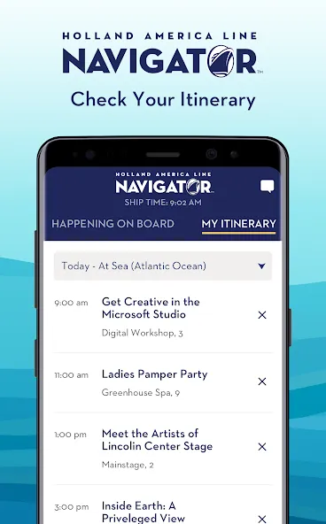 Holland America Line Navigator screenshot 6