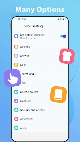Color Launcher, cool themes screenshot 8