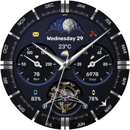 WFP 334 Business watch face screenshot 41