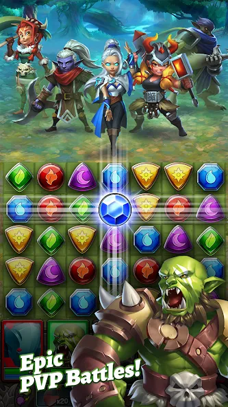 Legends & Dragons: Puzzle RPG screenshot 3