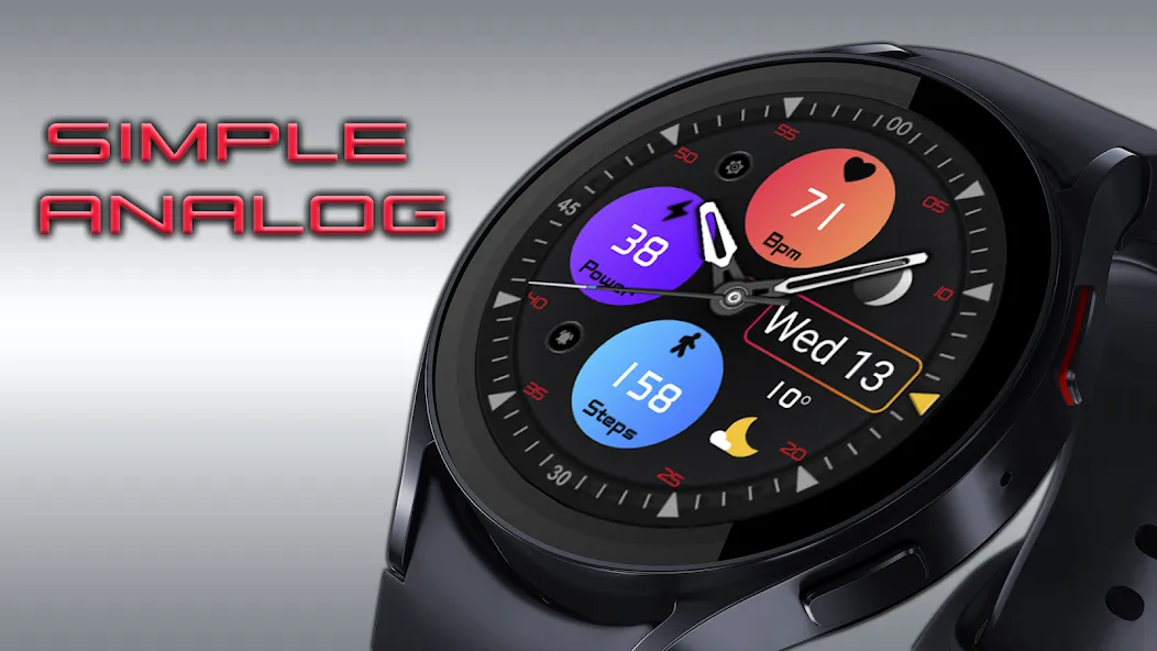 Simple Analog Watch Face screenshot 2