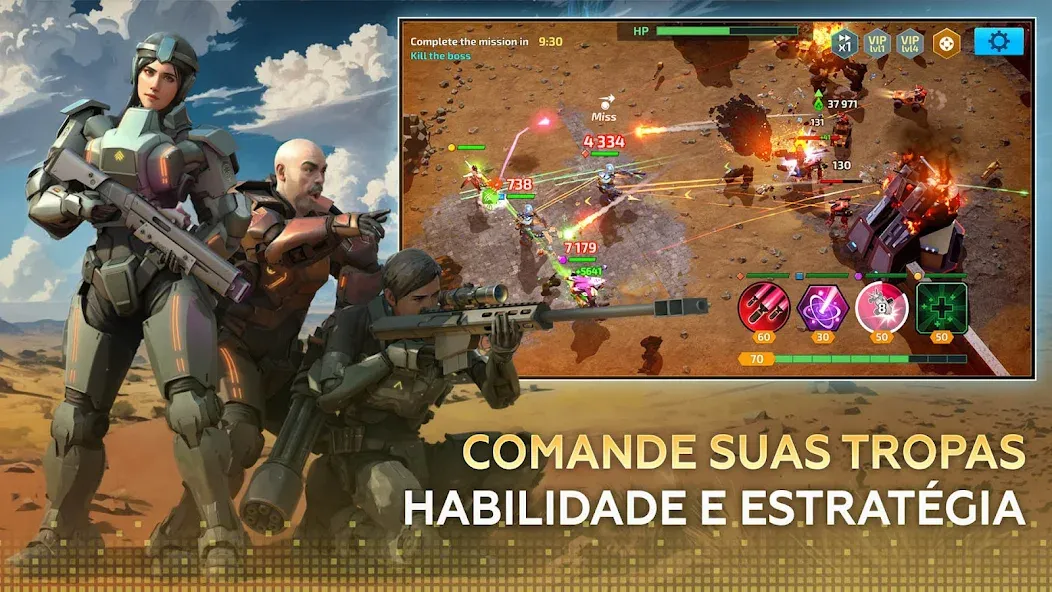 Mech vs Aliens: RPG de Robôs screenshot 5