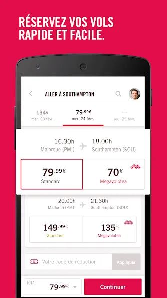 Volotea screenshot 3