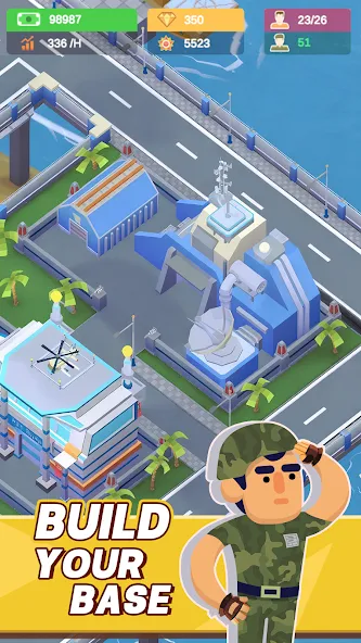 Idle Military School Tycoon 2 screenshot 1