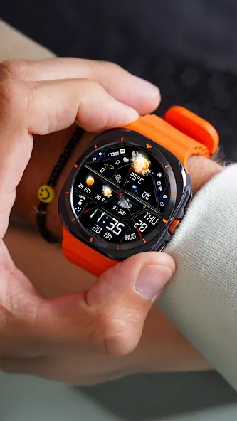 N-SPORT759 weatherDigital Face screenshot 5