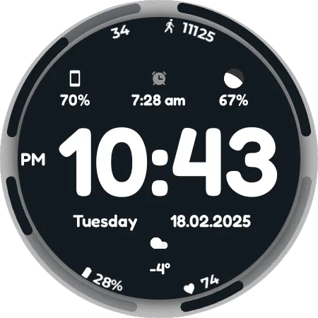 GRBL Bars Watchface screenshot 8