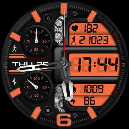 Hybrid Sport Watch Face screenshot 34