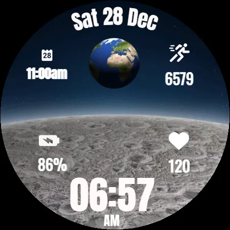 Earthrise Watch Face screenshot 36