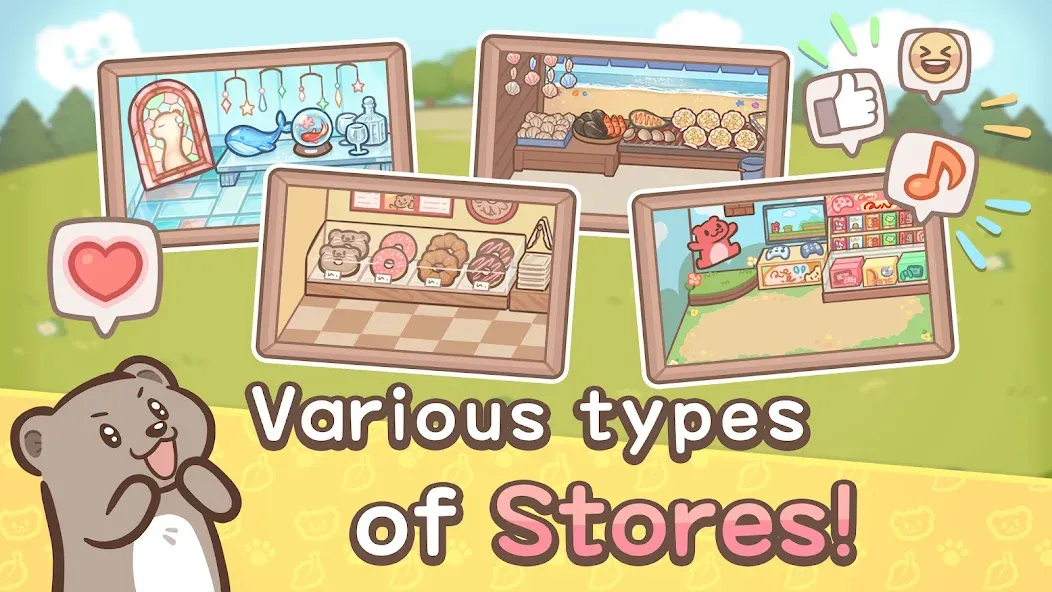 Welcome! Otter Town: cute game screenshot 3