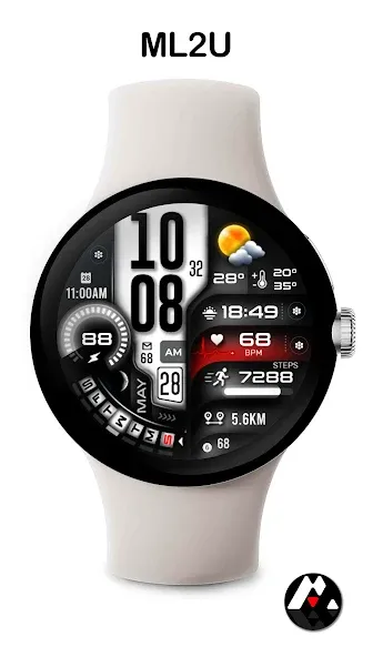ML2U 260 Watch Face screenshot 1