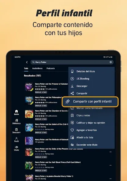 Audible:audiolibros y podcasts screenshot 12