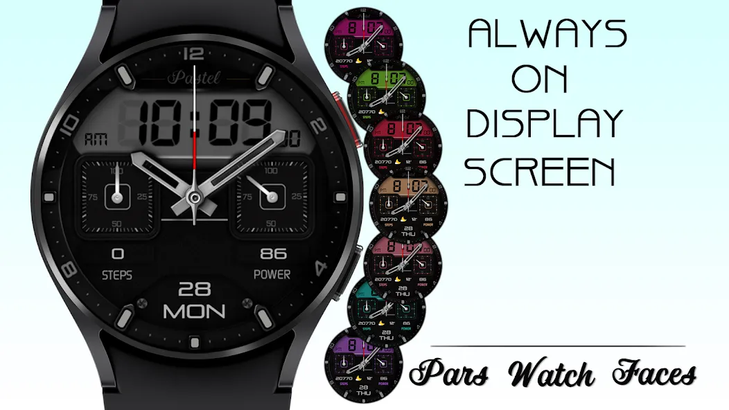 Hybrid Pastel Watch Face screenshot 8