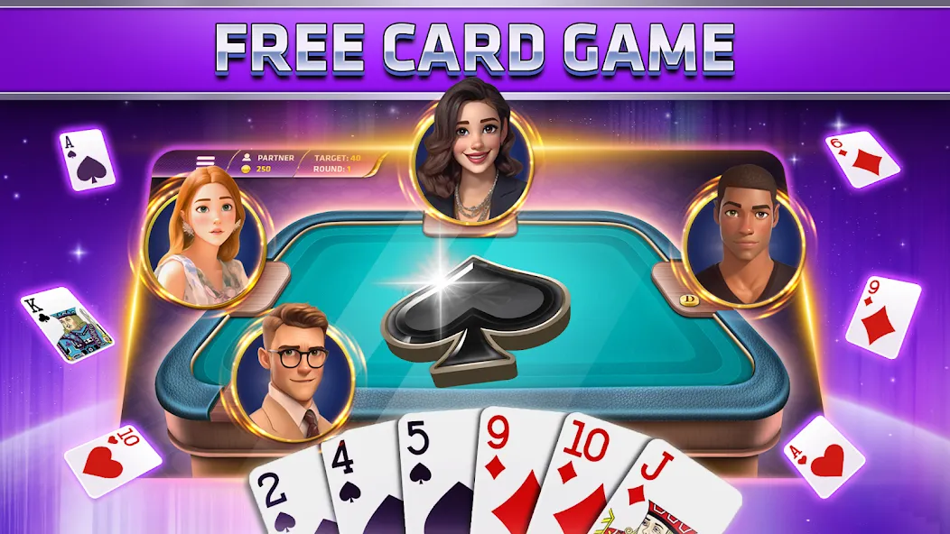 Spades: Classic Card Game screenshot 1