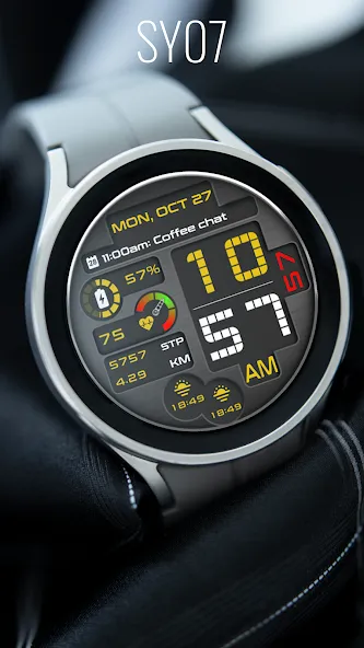 SY07 Wear OS Watch Face screenshot 2