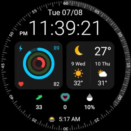 MIMIX Simple Weather Watchface screenshot 26